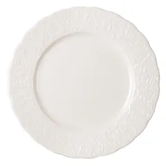 Тарелка «Крим Пера» мелкая фарфор D=25см белый