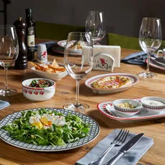 Розетка «Мезень» Классический Веточка для варенья фарфор 80мл D=86,H=35мм белый,красный, изображение 2