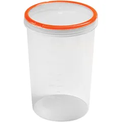 Контейнер для продуктов «Винтаж» с крышкой полипроп. 1,5л D=12,5,H=18см прозр.