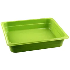 Gastronorm container (1/2) without lid  polyprop. , H=65, L=325, B=265mm  green.