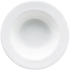 Тарелка глубокая «Джейд» узкий борт фарфор D=20см белый