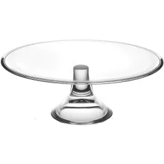 Подставка для торта «Банкет» стекло D=32,H=10см прозр.