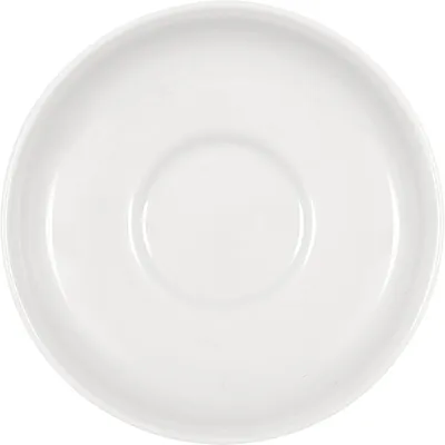 Блюдце «Бонн» фарфор D=113/40мм белый