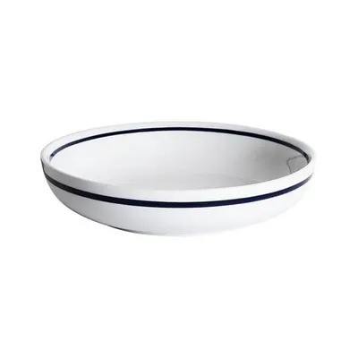 Тарелка глубокая «Эр-гоу!» керамика 1л D=220,H=45мм белый,синий
