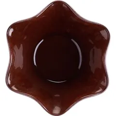 Креманка «Крок» стекло 200мл D=115/55,H=50мм коричнев., изображение 2