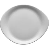 Тарелка «ФриСтайл» мелкая фарфор ,L=24,5,B=20,5см белый