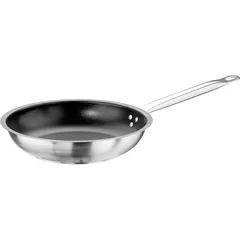 Frying pan stainless steel, teflon D=280,H=64,L=565mm metallic,black