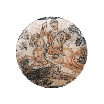 Тарелка «Месопотамия Османия» фарфор D=25см коричнев.