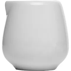 Milk jug “Kunstwerk” porcelain 100ml D=50,H=65,L=40,B=70mm white