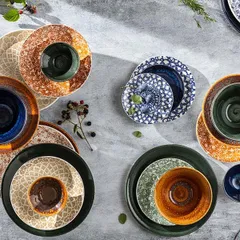 Тарелка «Инк» мелкая фарфор D=30,H=2см бежев.,белый, изображение 2