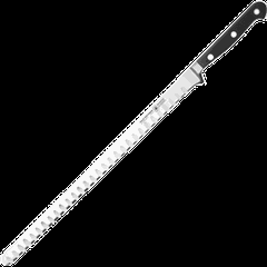 Нож рыбный для тонкой нарезки «Глория Люкс» сталь ,L=440/325,B=16мм черный,металлич.