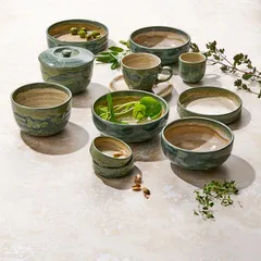 Салатник «Аврора Революшн Джейд» фарфор D=13,5см зелен., изображение 2