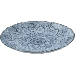 Тарелка «Вавилон» фарфор D=175,H=20мм голуб.,тем.син., изображение 2