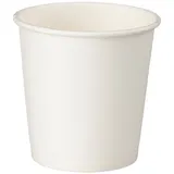 Стакан бумажный одноразовый однослойный[50шт] бумага 100мл D=62,H=62мм белый