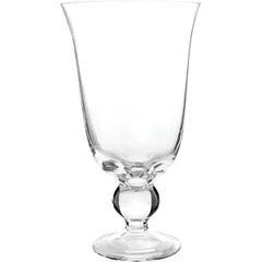 Ваза для цветов на ножке стекло D=18,H=30см прозр.