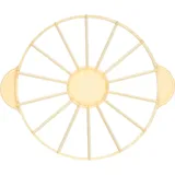 Делитель для торта на 14 кусков пластик D=260,H=25,L=330мм желт.