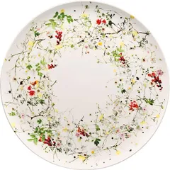 Serving dish  bone porcelain  D=32cm  white