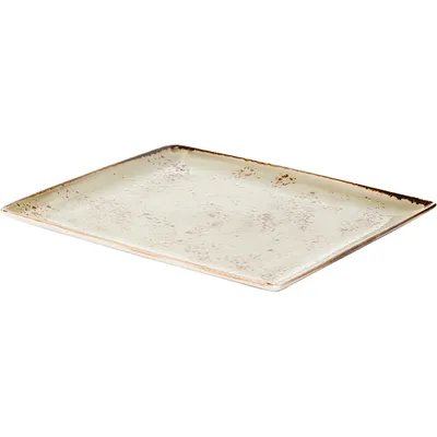 Блюдо «Краф Грин» прямоугольное фарфор ,H=15,L=330,B=270мм зелен., изображение 2