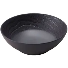 Salad bowl “Arborescence” ceramics 0.75l D=190,H=65mm black