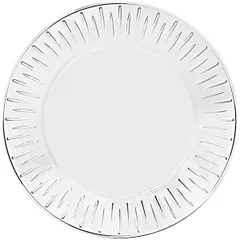 Блюдо «Мурано Ланче» набор[2шт] стекло D=32см прозр.