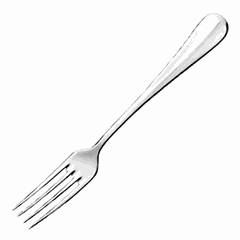 Dessert fork “Baguette”  stainless steel  L=18.5 cm  metal.