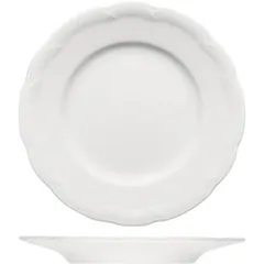 Plate “Stuttgart” small  porcelain  D=30, H=3cm  white