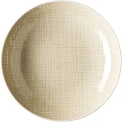 Тарелка глубокая фарфор D=19см кремов.