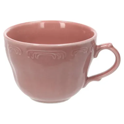Чашка чайная «В.Виена Шарм» фарфор 205мл D=85,H=65мм розов., Цвет: Розовый, изображение 2