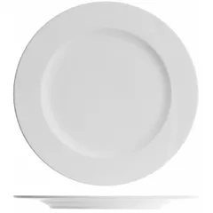 Plate “Atlantis” small  porcelain  D=245, H=18mm  white