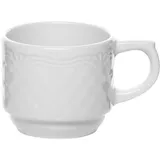 Чашка кофейная «Афродита» фарфор 100мл D=6,H=5,L=8см белый