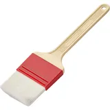 Кисть кондитерская пластик,нейлон ,L=240/40,B=62мм бежев.,красный