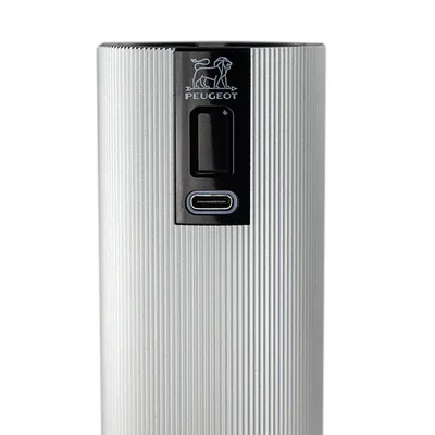 Мельница для соли «Лайн» электрическая с USB зарядкой алюмин. ,H=15см серый, изображение 8