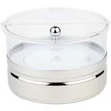 Емкость фуршетная для фруктов с охладительным элементом пластик,сталь 2,5л D=24,H=15,1см прозр.,мета