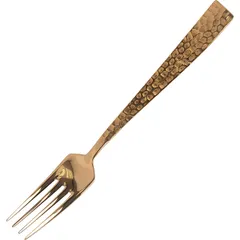 Table fork “Palace Martelato”  stainless steel  gold