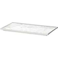 Блюдо «Кунстверк» прямоугольное фарфор ,L=26,B=14,5см белый, изображение 2