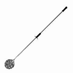 Rotating shovel for pizza  stainless steel, abs plastic  D=20, L=170cm  metallic, black