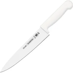 Meat knife  stainless steel, plastic , L=27.6/15cm  metallic, white
