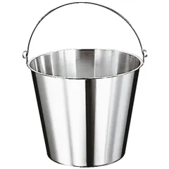 Bucket with divisions stainless steel 12l D=31,H=27cm