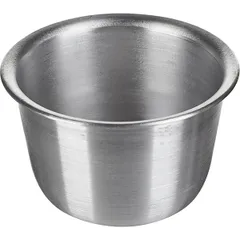 Sauce boat small aluminum 80ml D=69,H=42mm metal.