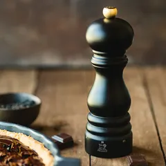 Мельница для соли «Париж Ю Селект» бук,сталь нерж. D=59,H=180мм шоколад.,золотой, изображение 2