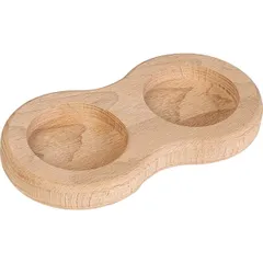 Stand for spice grinders (diameter of recess 57 mm)  beech  wooden.