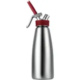 Siphon for cream “Gourmet”  steel, plastic  1 l  D=82, H=290, B=110mm  metallic, red