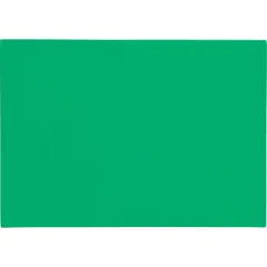 Cutting board plastic ,H=18,L=500,B=350mm green.
