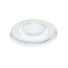 Крышка под трубочку белая D= 90 (150 шт.) для холодного