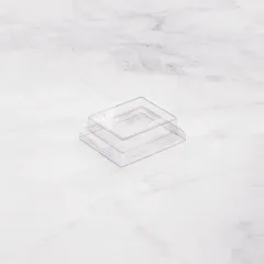 Крышка для бумажного контейнера OneClick 250 мл пластик ,H=20,L=85,B=100мм прозр.