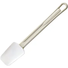 Лопатка кухонная пластик,силикон ,L=325/90,B=60мм серый,белый