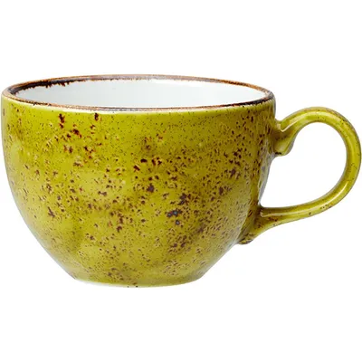 Чашка чайная «Крафт Эппл» фарфор 228мл D=9,H=6см желто-зел., Цвет: Желто-зеленый, Объем по данным поставщика (мл): 228
