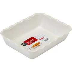 Rectangular salad bowl plastic 4.6l ,H=80,L=335,B=265mm white