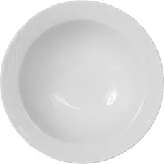 Salad bowl “Spyro” for fruit  porcelain  240 ml  D=165, H=45mm  white