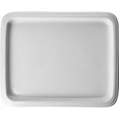 Gastronorm container (1/2)  porcelain ,H=20,L=325,B=265mm white